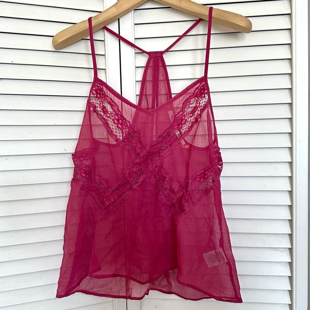 UO Sexy Floral Lace Cami Slip
